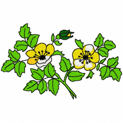 Flowers And Tree Embroidery Design 8 Flowers And Tree Embroidery Design 8